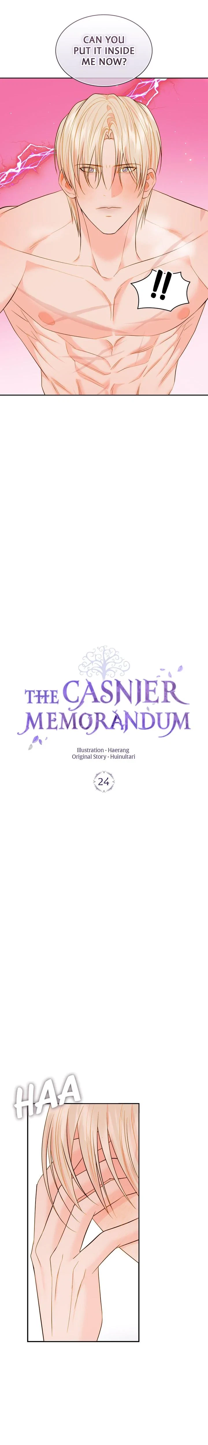 The Casnier Memorandum Chapter 24, page 2