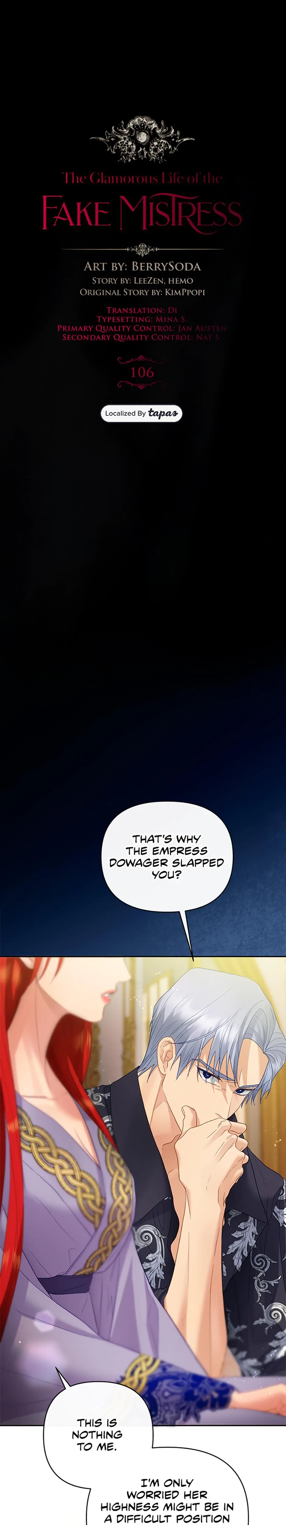 The Glamorous Life Of The Fake Mistress Chapter 106, page 2