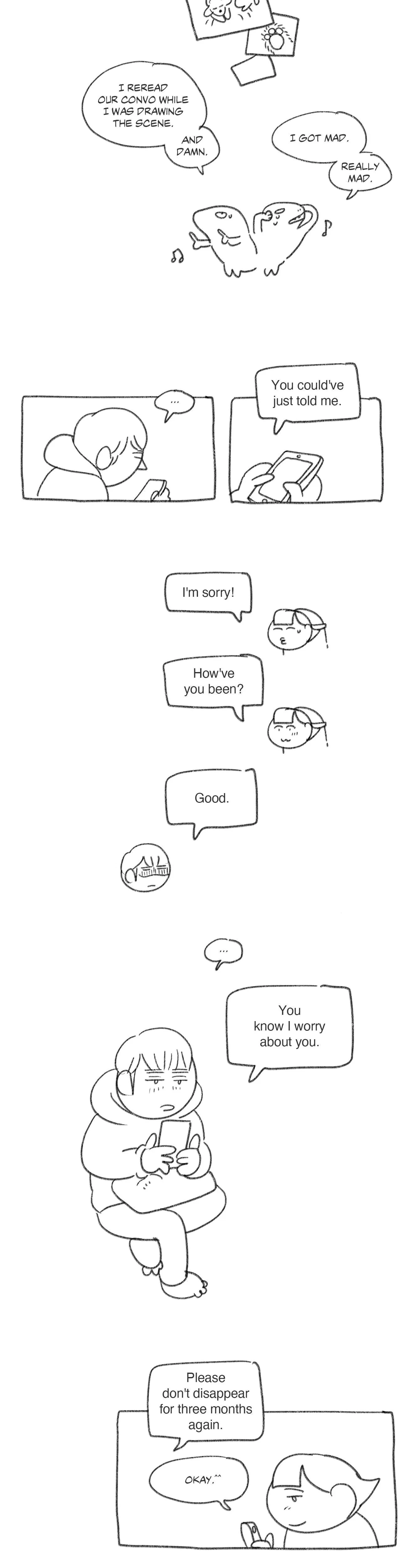 Nora Swipes Right Chapter 200x5 - Creator Note, page 9