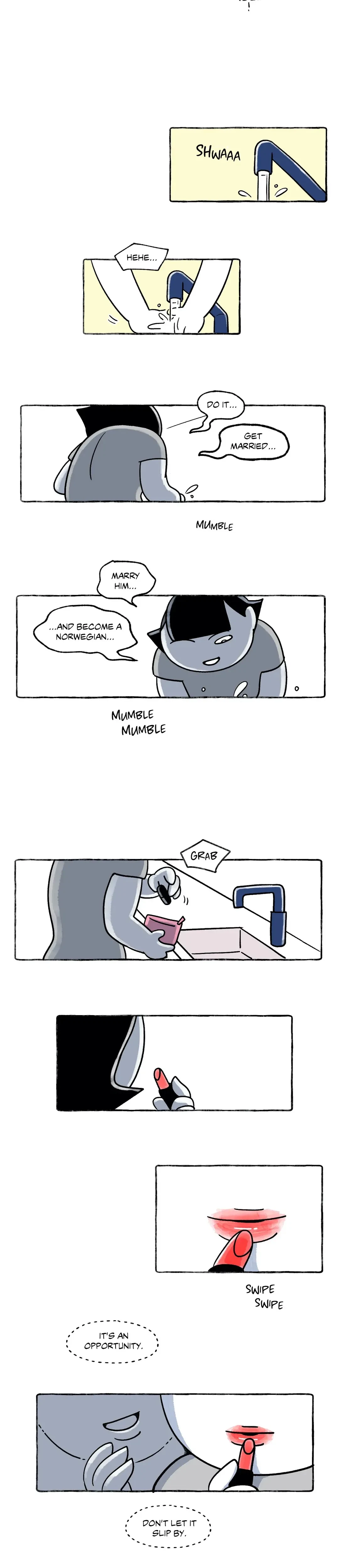 Nora Swipes Right Chapter 42, page 8