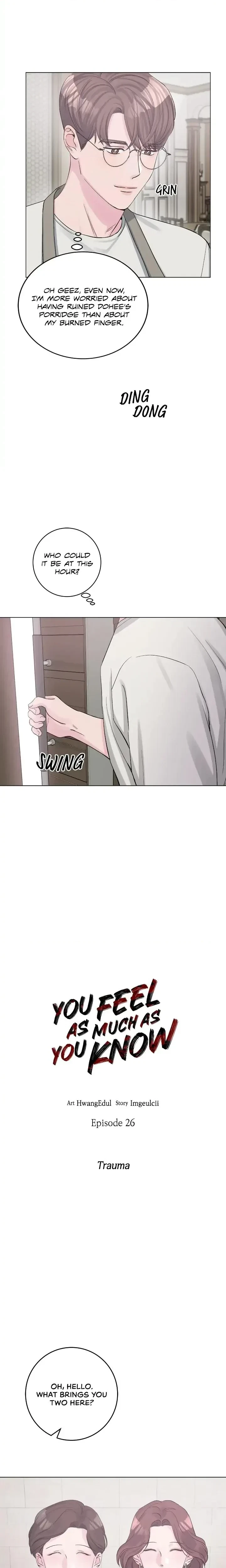 You Feel As Much As You Know Chapter 26, page 2