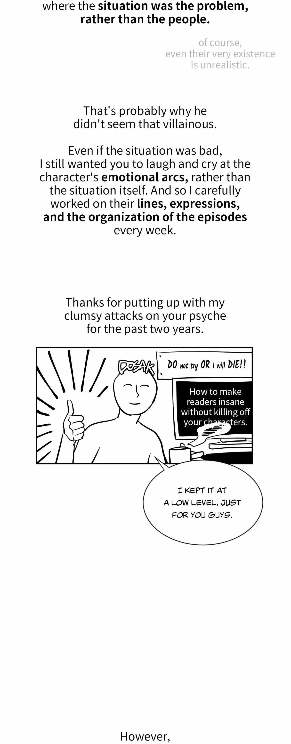 Extra. : Creator's Note, page 27