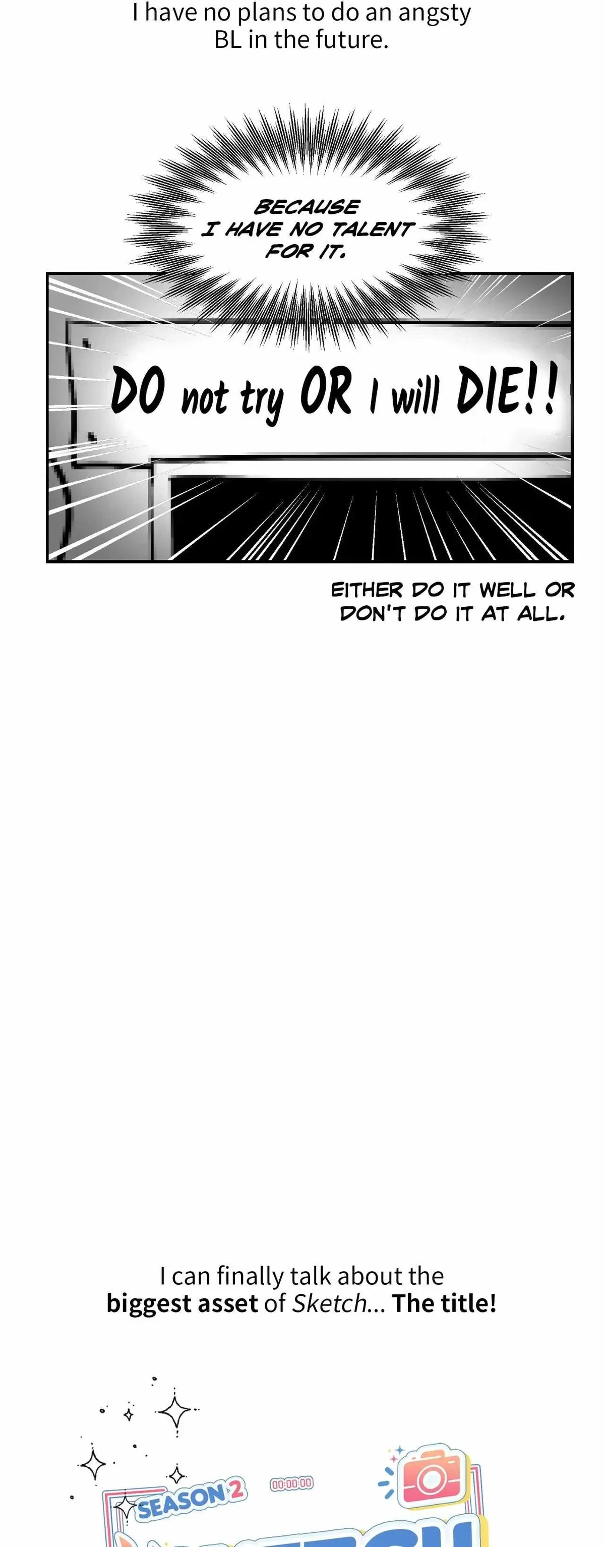 Extra. : Creator's Note, page 28