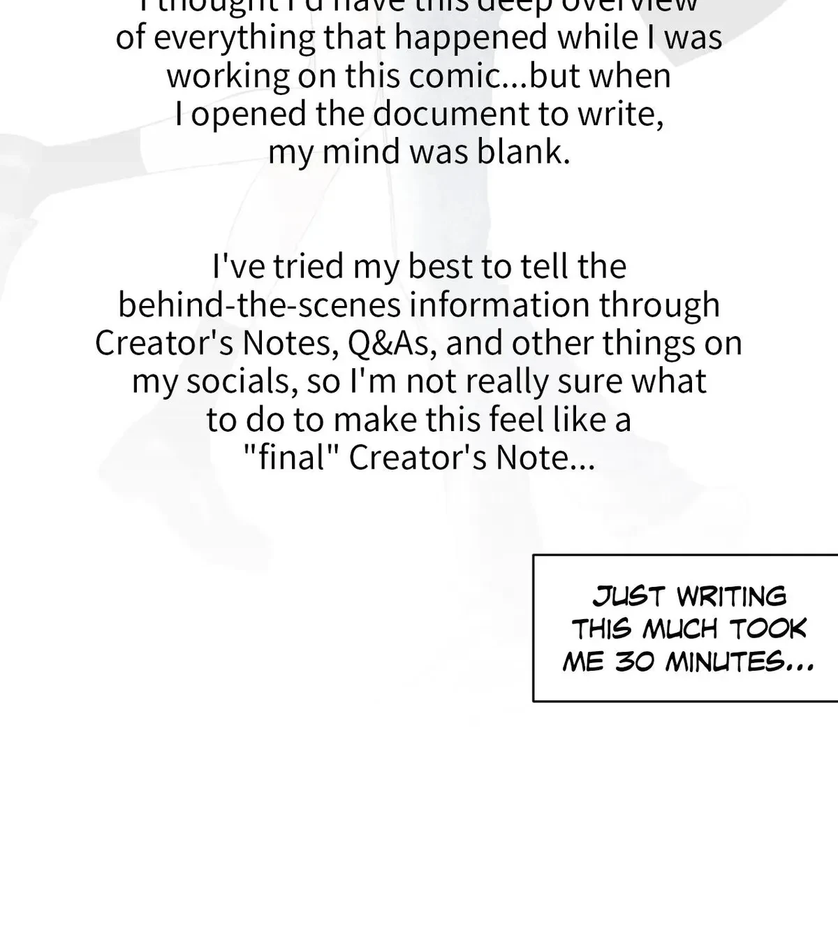 Extra. : Creator's Note, page 3