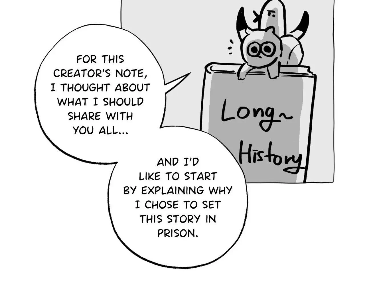 Creator's Note, page 4
