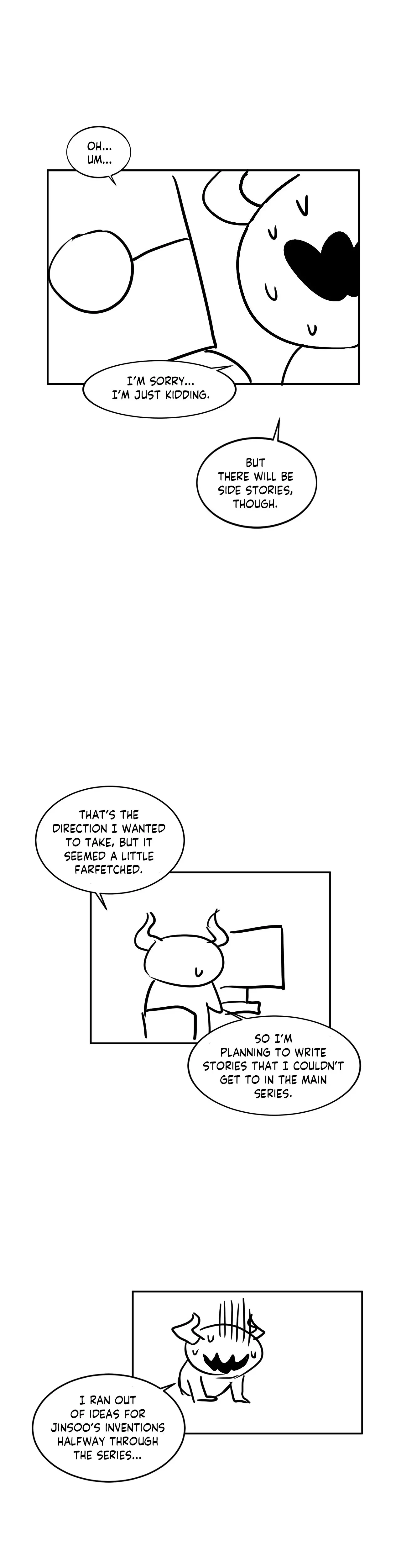 Solmi's Channel Chapter 50x1 - Creator's Note, page 7